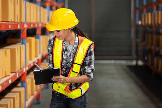 Plateforme logistique vue du ciel